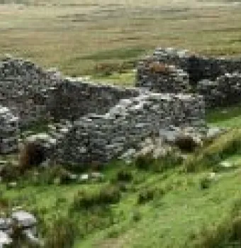 Deserted village at Slievemore